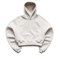 Women's Fear Of God Essentials Embossed 90's Raglan Hoodie - Oatmeal Heather