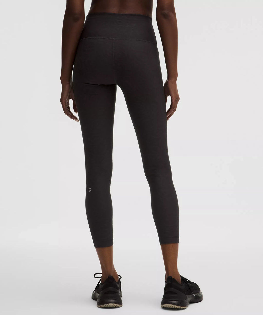 3D Jacquard Paisley Train High-Rise Tight 25"