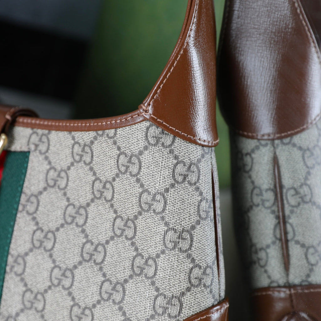 Gucci Jackie 1961 GG Canvas Shoulder Bag
