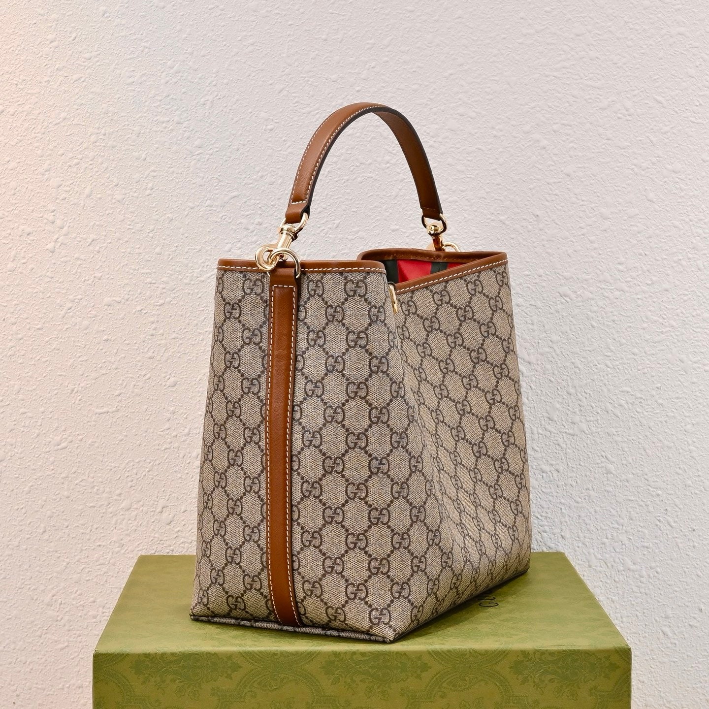 Gucci Emblem Bucket Bag